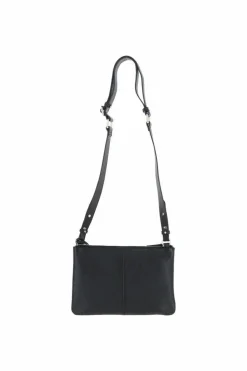 Shoulder Bags|Handbags*Ashwood Leather Squisita' Two Sections Real Leather Shoulder Bag Black