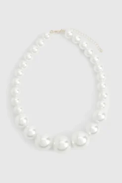 Necklaces*boohoo Statement Necklace pearl