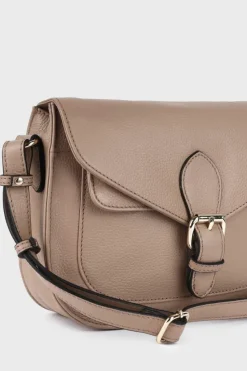 Cross-Body Bags*Ashwood Leather Stile Fiorentino' Real Leather Crossbody Bag Beige