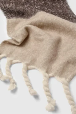 Hats & Gloves|Hats & Gloves*boohoo Striped Tonal Tassel Scarf neutral
