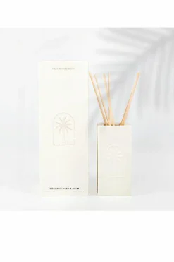 Candles & Diffusers|Candles*The Aromatherapy Company Sunset 150ml Diffuser - Coconut Husk & Palm White