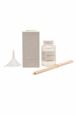 Candles & Diffusers|Candles*The Aromatherapy Company Sunset 150ml Diffuser - Coconut Husk & Palm White