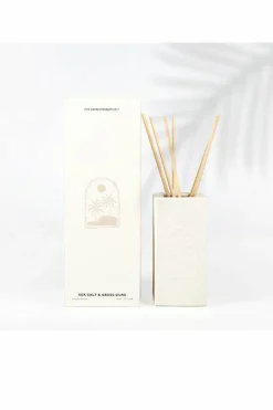 Candles & Diffusers|Candles*The Aromatherapy Company Sunset 150ml Diffuser - Sea Salt & Grass Dunes White
