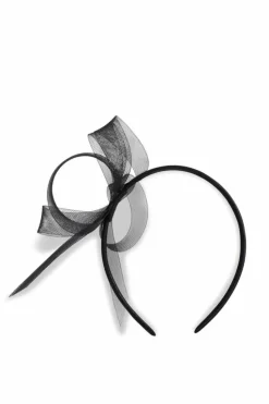 Hair Accessories*My Accessories London Swirl Fascinator Black