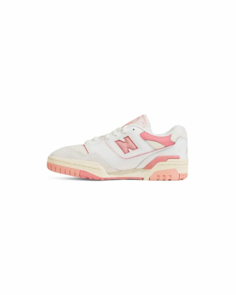 Trainers*New Balance Synthetic Leather Sneakers with 4cm Heel Height Pink