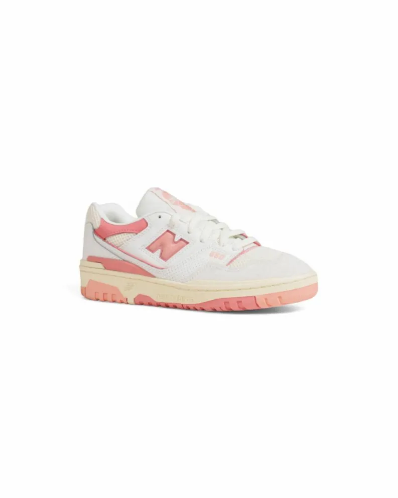 Trainers*New Balance Synthetic Leather Sneakers with 4cm Heel Height Pink