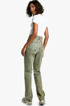 Up To 80% Off Winter Warmers|Denim*boohoo Tall Basics High Waisted Straight Leg Jeans light sand