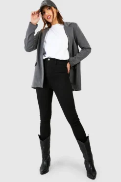 Up To 80% Off Winter Warmers*boohoo Tall Denim Jeggings 36