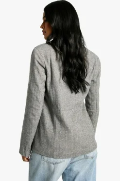 Up To 80% Off Winter Warmers|Suits & Tailoring*boohoo Tall Herringbone Wool Look Blazer grey