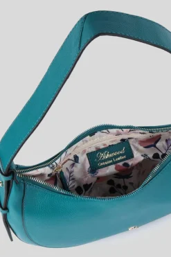 Cross-Body Bags*Ashwood Leather Tesoro di Bologna' Real Leather Shoulder Bag Bottle Green