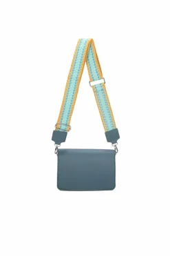 Cross-Body Bags|Handbags*Kitise Titty Triple Compartments Canvas Strap Crossbody Bag Black