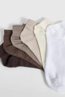 Tights & Socks|Tights & Socks*boohoo Tonal Trainer Socks 6 Pack multi