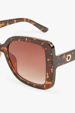 Sunglasses*boohoo Tortoiseshell Frame Sunglasses brown