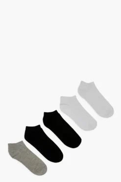 Tights & Socks|Tights & Socks*boohoo Trainer Socks 5 Pack multi