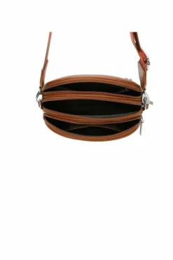 Cross-Body Bags*Kitise Trilly Shiny Silver Star Wide Strap Triple Compartment Camera Crossbody Bag Black