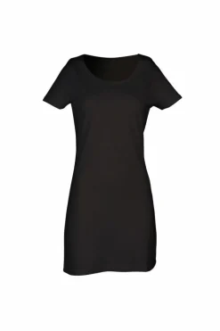 T-Shirt Dresses*Skinni Fit T-Shirt Dress Black