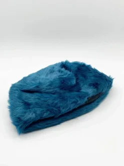 Hats & Gloves|Hats & Gloves*SVNX Turquoise Faux Fur Hat Blue