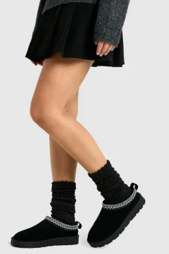 Tights & Socks|Tights & Socks*boohoo Two Pack Knitted Slouchy Socks multi