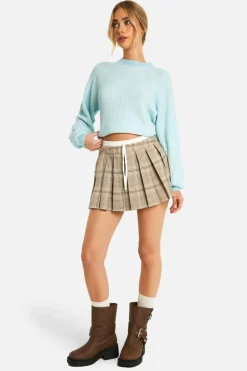 Jumpers*boohoo Two Tone Stripe Plated Jumper blue