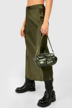 Shoulder Bags|Handbags*boohoo Utility Cargo Shoulder Bag khaki
