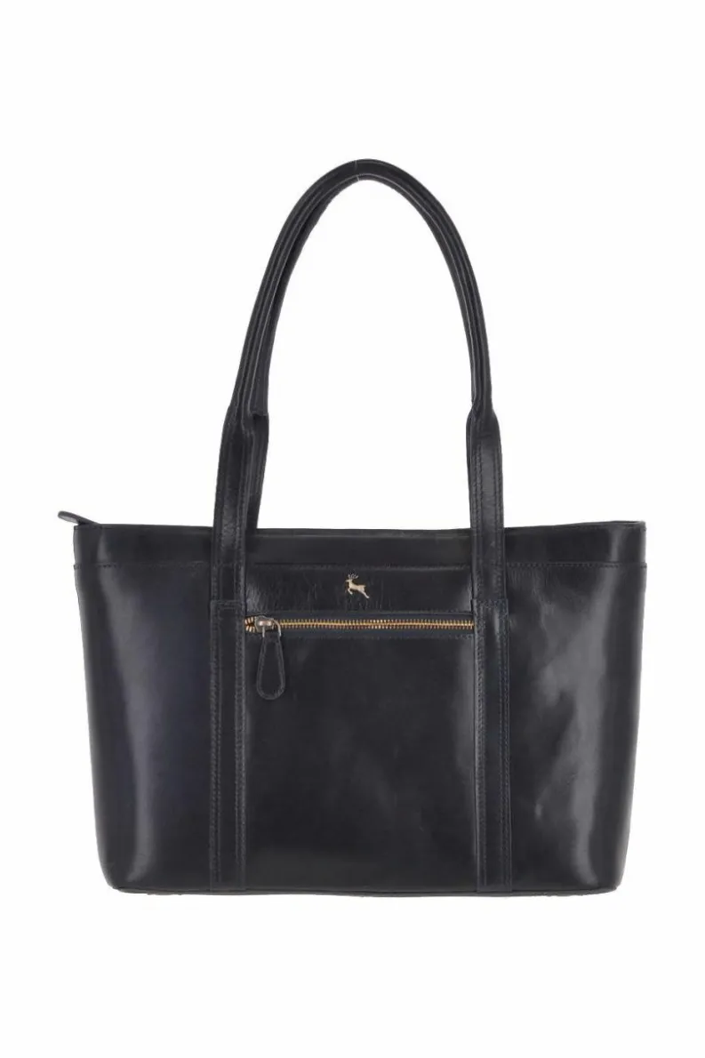 Shoulder Bags|Tote Bags*Ashwood Leather Vegetable Tanned Real Leather Tote Bag Navy