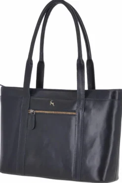 Shoulder Bags|Tote Bags*Ashwood Leather Vegetable Tanned Real Leather Tote Bag Navy
