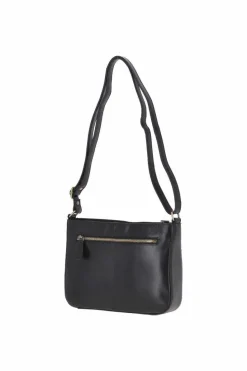 Shoulder Bags*Ashwood Leather Vegetable Tanned Small Real Leather Shoulder Bag Black