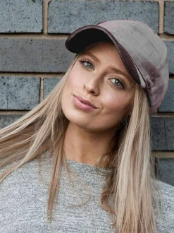 Hats & Gloves|Hats & Gloves*SVNX Velvet Baseball Cap Grey