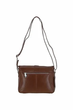 Shoulder Bags|Handbags*Ashwood Leather Veneto Vellutato' Real Leather Crossbody Bag Tan