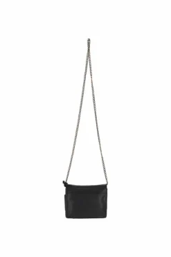 Cross-Body Bags*Ashwood Leather Vintage Mini Leather Cross Body Shoulder Bag With Chain Strap Black