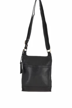 Shoulder Bags*Ashwood Leather Vintage Small Leather Travel Shoulder Bag Black