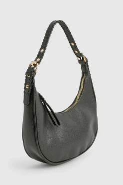 Shoulder Bags|Handbags*boohoo Western Tassel Leather Look Shoulder Bag black