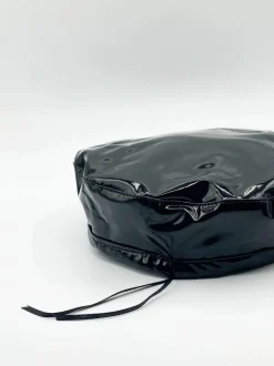 Hats & Gloves|Hats & Gloves*SVNX Wet Look Beret In Black