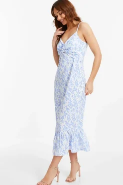Midi Dresses*Quiz Ditsy Floral Midi Dress White