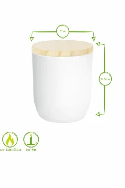 Candles & Diffusers|Candles*Nicola Spring Soy Wax Scented Candle - 130g - Coconut & Lime White