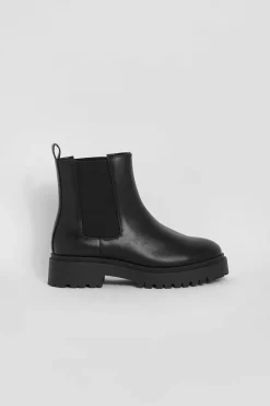 All Boots|Boots*boohoo Wide Fit Back Tab Chelsea Boots black