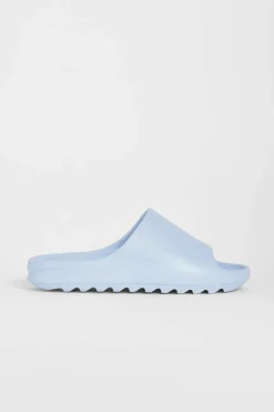 Sandals*boohoo Wide Fit Chunky Slider blue
