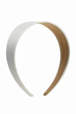 Hair Accessories*My Accessories London Wide Satin Headband White