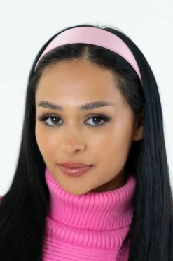 Hair Accessories*My Accessories London Wide Satin Headband Pink
