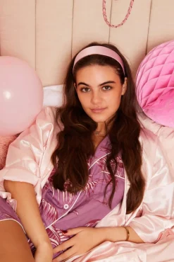 Hair Accessories*My Accessories London Wide Satin Headband Pink