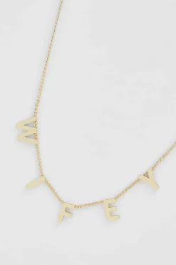 Necklaces*boohoo Wifey Polished Necklace gold