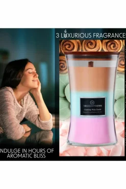 Candles & Diffusers|Candles*Deco Express Woodwick Candles - 3 Mixed Scented Multi