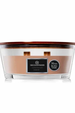 Candles & Diffusers|Candles*Deco Express Woodwick Candles - Cinnamon Roll Beige