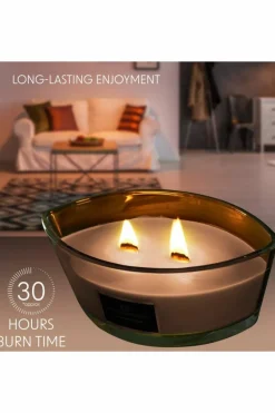 Candles & Diffusers|Candles*Deco Express Woodwick Candles - Cinnamon Roll Beige