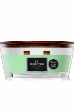 Candles & Diffusers|Candles*Deco Express Woodwick Candles - Fresh Sheets Green