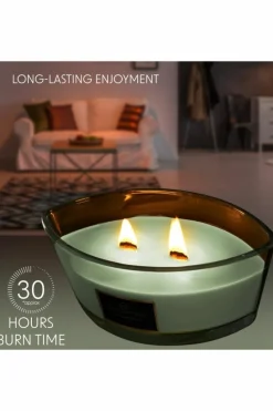 Candles & Diffusers|Candles*Deco Express Woodwick Candles - Let It Snow Green