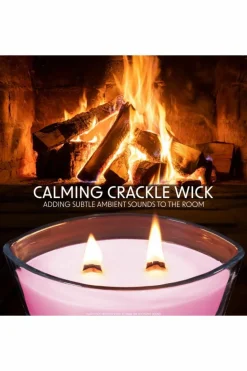 Candles & Diffusers|Candles*Deco Express Woodwick Candles - Rose Petals Pink
