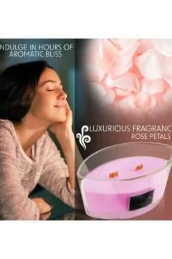 Candles & Diffusers|Candles*Deco Express Woodwick Candles - Rose Petals Pink
