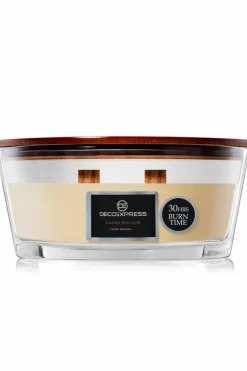 Candles & Diffusers|Candles*Deco Express Woodwick Candles - Vanilla Macaroon Beige